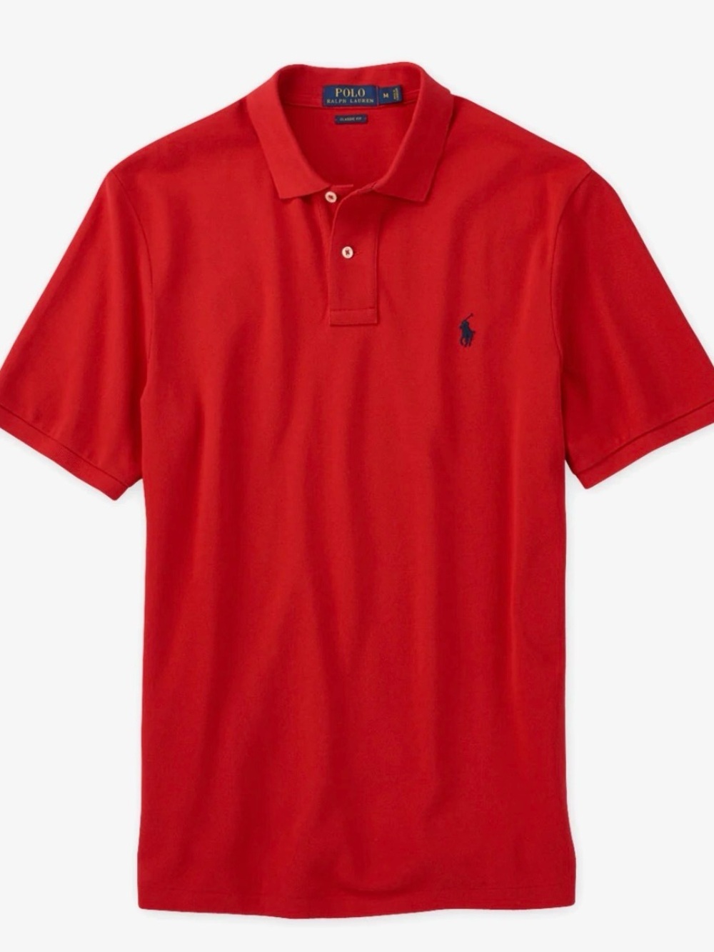 Polo by Ralph Lauren Red Short-Sleeve Classic Fit Polo Shirt